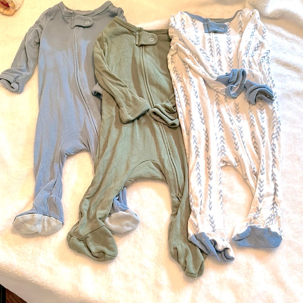 Cloud Island (target) Onsie Set - Blue, Green, and White